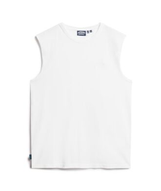 Camiseta sin mangas con logotipo Essential de Organic Cotton