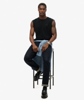 Camiseta sin mangas con logotipo Essential de Organic Cotton