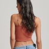Camiseta sin mangas con ribete de encaje Camiseta sin mangas con ribete de encaje