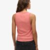 Camiseta sin mangas con ribete de encaje de Athletic Essentials Camiseta sin mangas con ribete de encaje de Athletic Essentials