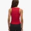 Camiseta sin mangas con ribete de encaje de Athletic Essentials
