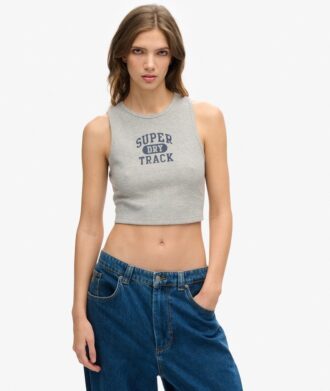 Camiseta sin mangas corta de punto waffle Athletic Essentials