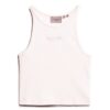 Camiseta sin mangas de canalé bordada Camiseta sin mangas de canalé bordada