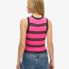 Camiseta sin mangas de punto fino