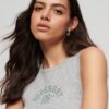 Camiseta sin mangas de punto waffle Athletic Essentials Camiseta sin mangas de punto waffle Athletic Essentials