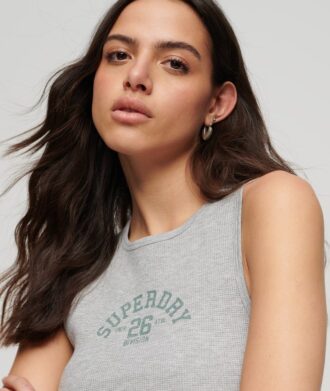 Camiseta sin mangas de punto waffle Athletic Essentials