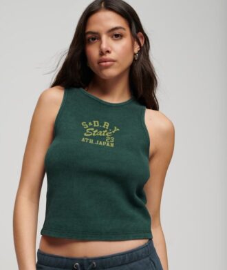 Camiseta sin mangas de rizo «Athletic Essentials»