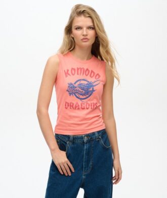 Camiseta sin mangas Superdry X Komodo Classic Dragon Vest Top