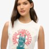 Camiseta sin mangas Superdry X Komodo Globe Trotter