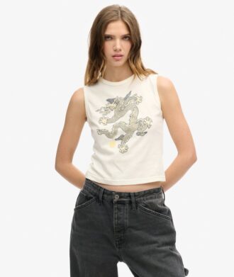 Camiseta sin mangas Vintage Superdry X Komodo