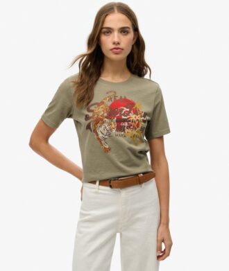 Camiseta Tokyo Relaxed con logotipo Vintage