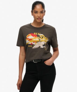 Camiseta Tokyo Relaxed con logotipo Vintage
