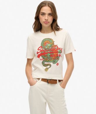 Camiseta Tokyo Relaxed con logotipo Vintage