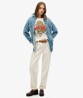 Camiseta Tokyo Relaxed con logotipo Vintage
