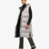 Chaleco acolchado largo Hooded