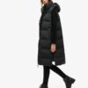Chaleco acolchado largo Hooded Puffer