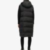 Chaleco acolchado largo Hooded Puffer