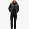 Chaleco Puffer de tweed