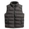 Chaleco Puffer de tweed