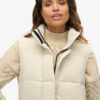 Chaleco Puffer largo ripstop