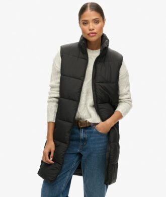 Chaleco Quilted largo