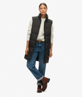 Chaleco Quilted largo