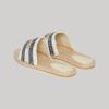 Chanclas con superposición de lona tipo alpargata