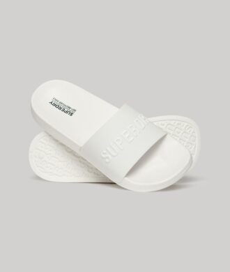 Chanclas de piscina con logotipo vegano