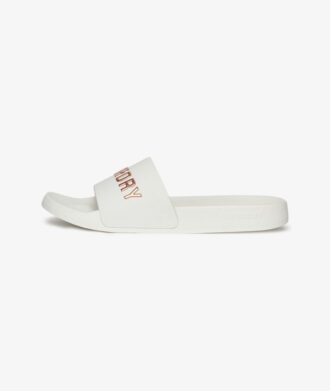 Chanclas de piscina con logotipo vegano