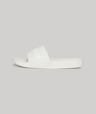 Chanclas de piscina con logotipo vegano