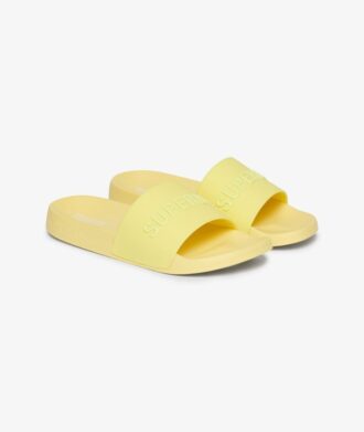 Chanclas de piscina con logotipo vegano