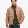 Chaqueta acolchada bordada Fuji