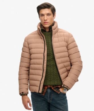 Chaqueta acolchada bordada Fuji
