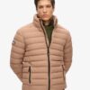Chaqueta acolchada bordada Fuji