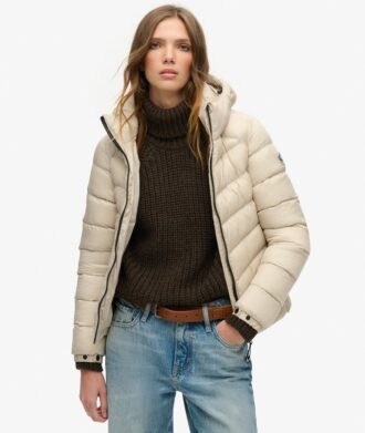 Chaqueta acolchada con capucha Fuji