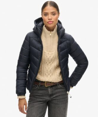 Chaqueta acolchada con capucha Fuji