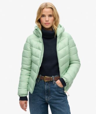 Chaqueta acolchada con capucha Fuji