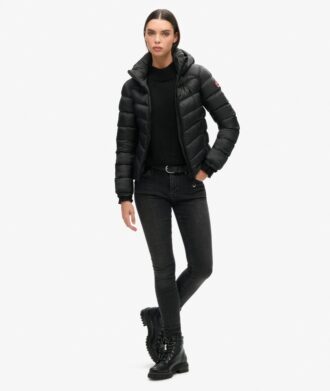 Chaqueta acolchada con capucha Fuji
