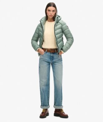 Chaqueta acolchada con capucha Fuji