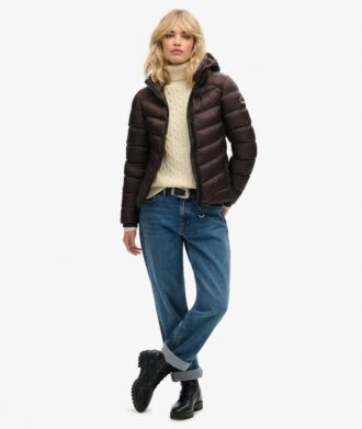Chaqueta acolchada con capucha Fuji