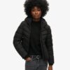 Chaqueta acolchada de microfibra Hooded