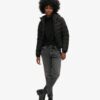 Chaqueta acolchada de microfibra Hooded