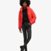 Chaqueta acolchada de microfibra Hooded
