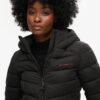 Chaqueta acolchada de microfibra Hooded