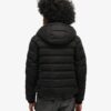 Chaqueta acolchada de microfibra Hooded