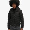 Chaqueta acolchada de microfibra Hooded