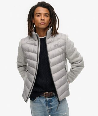 Chaqueta acolchada híbrida de punto Storm