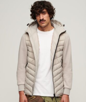 Chaqueta acolchada híbrida Storm con capucha