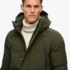 Chaqueta acolchada larga con capucha Hooded