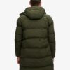 Chaqueta acolchada larga con capucha Hooded